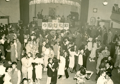 Filipino American Dance in the 1940s. Photo courtesy of FAHNS